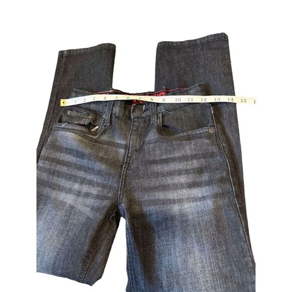 Levi's 514 Men's Straight Jeans W26 L27 Dark Wash Blue Denim - Picture 5 of 11